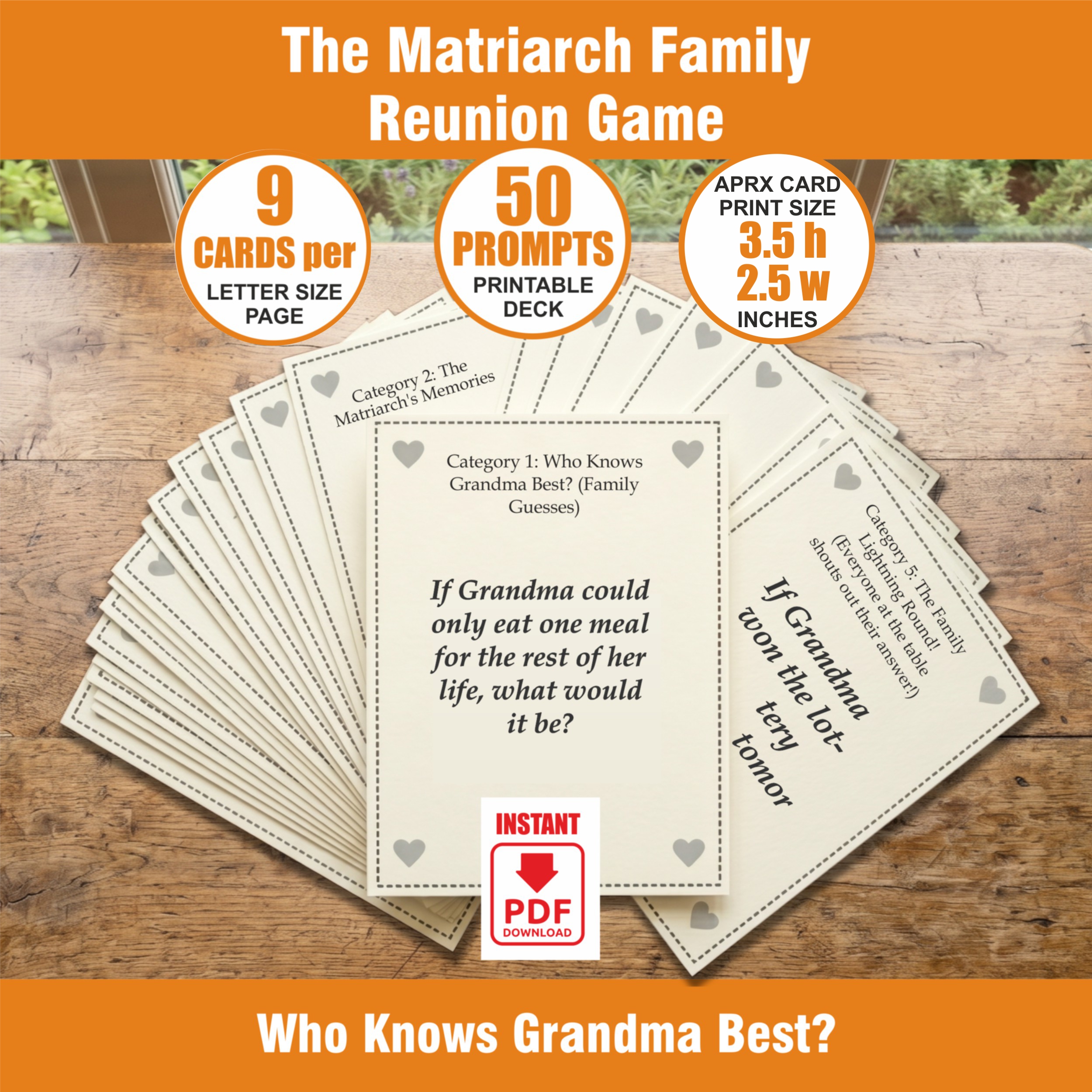 The Matriarch Family Reunion Game